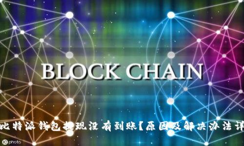: 比特派钱包提现没有到账?原因及解决办法详解