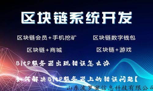 BitP服务器出现错误怎么办
如何解决BitP服务器上的错误问题?