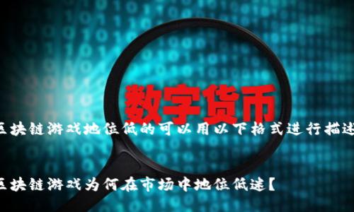 区块链游戏地位低的可以用以下格式进行描述：


区块链游戏为何在市场中地位低迷？