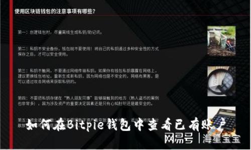 如何在Bitpie钱包中查看已有账户