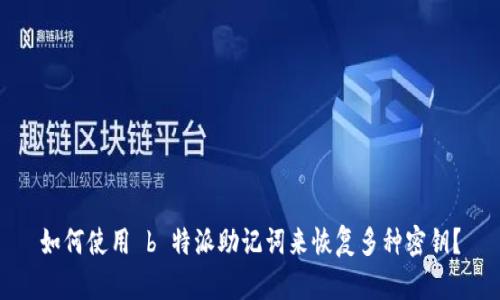 如何使用 b 特派助记词来恢复多种密钥？
