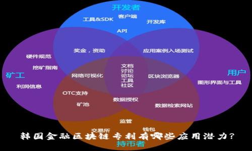 韩国金融区块链专利有哪些应用潜力?