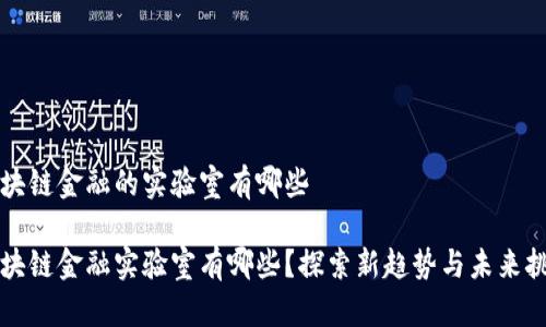 区块链金融的实验室有哪些

区块链金融实验室有哪些？探索新趋势与未来挑战