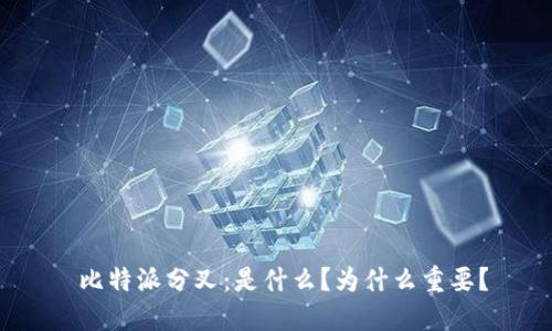  比特派分叉：是什么？为什么重要？