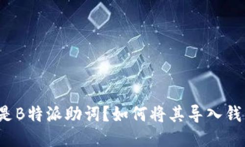 什么是B特派助词？如何将其导入钱包中？