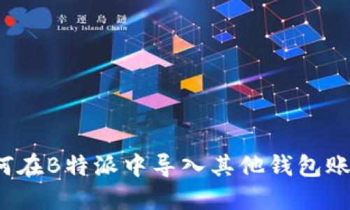 如何在B特派中导入其他钱包账号？