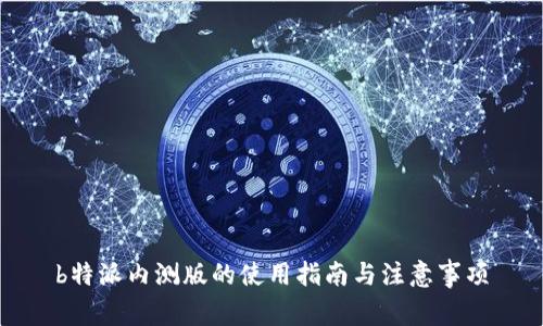 b特派内测版的使用指南与注意事项