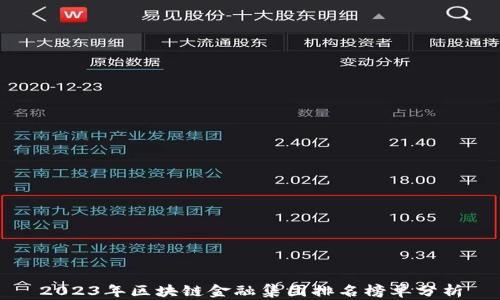 
2023年区块链金融集团排名榜单分析