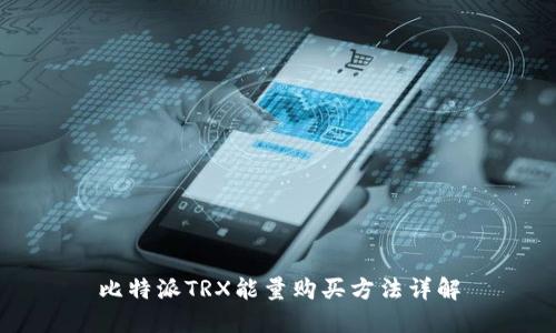 比特派TRX能量购买方法详解