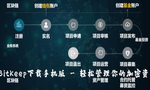  BitKeep下载手机版 - 轻松管理你的加密资产